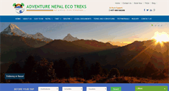 Desktop Screenshot of nepalecotrekking.com